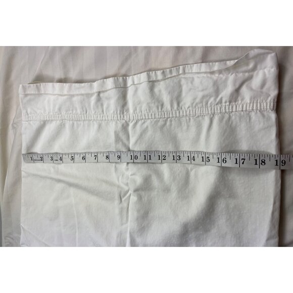 3-Piece White Cotton Pillowcase Set 21"x30 91c - Picture 4 of 4